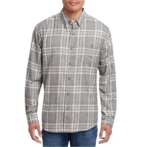 Weatherproof Vintage Men's Flannel Shirt Grey XXL - New With Tags